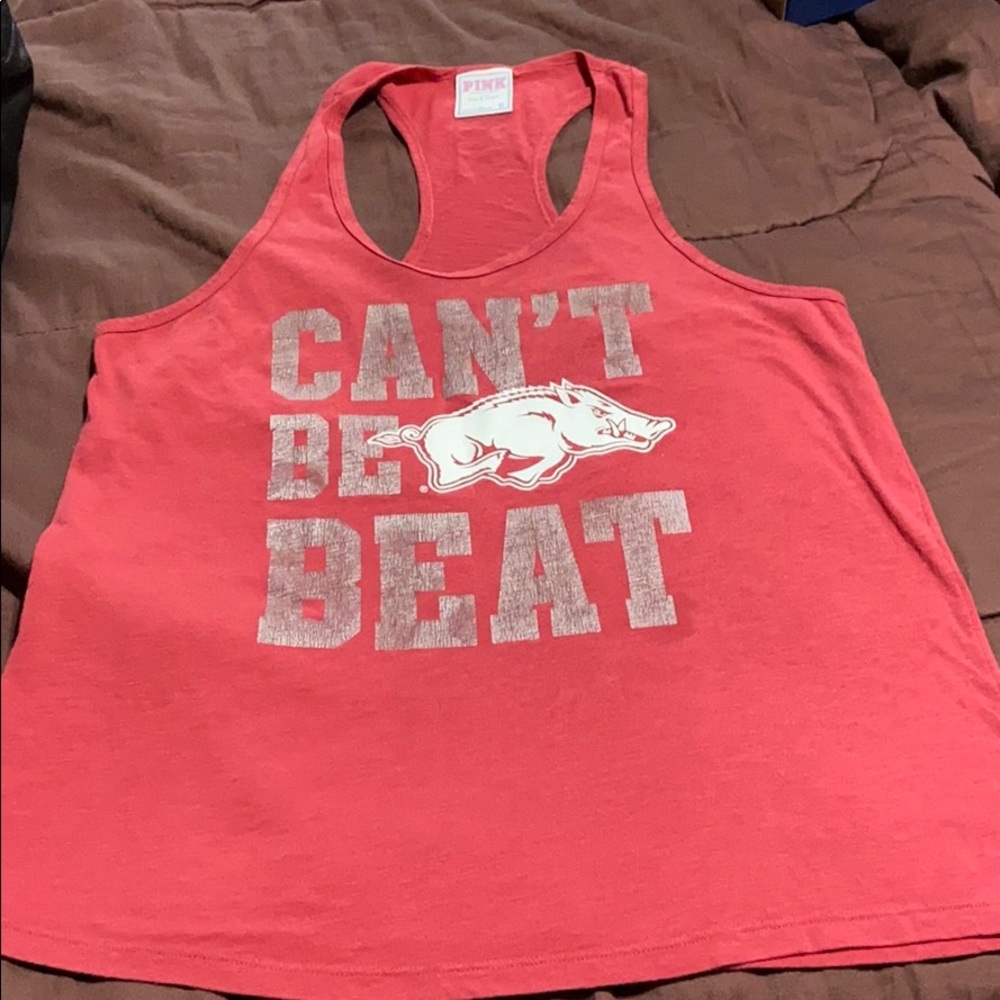 Pink Brand Collegiate Tank. GUC!